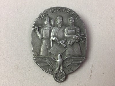Lot 516 - GERMAN THIRD REICH LABOUR DAY BADGE AND OTHERS