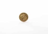 Lot 588 - GOLD FIVE POUNDS COIN DATED 1887