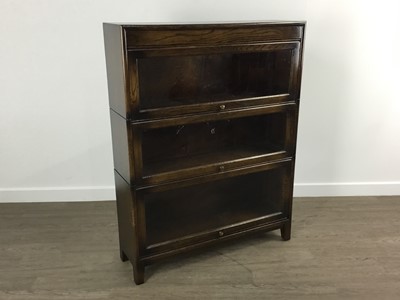 Lot 488 - OAK SECTIONAL BOOKCASE