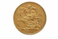 Lot 595 - GOLD SOVEREIGN DATED 1896