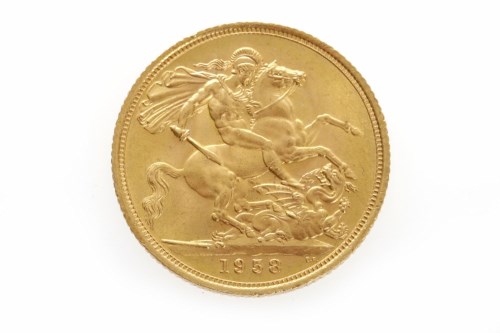 Lot 596 - GOLD SOVEREIGN DATED 1958