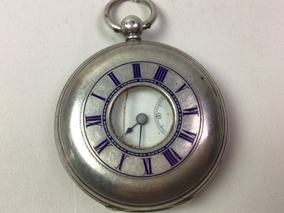 Lot 580 - GEORGE VI SILVER POCKET WATCH
