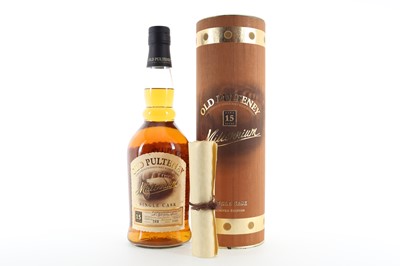 Lot 86 - OLD PULTENEY 15 YEAR OLD MILLENNIUM SINGLE CASK #1524