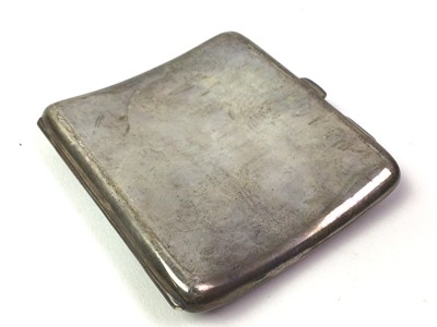 Lot 619 - SILVER CIGARETTE CASE
