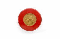 Lot 606 - GOLD SOVEREIGN DATED 1820 in case not proof