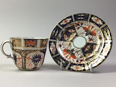 Lot 538 - ROYAL CROWN DERBY CUP, SAUCER AND TWO SIDES PLATES