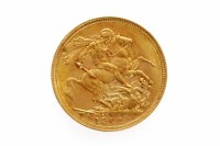 Lot 609 - GOLD SOVEREIGN DATED 1901