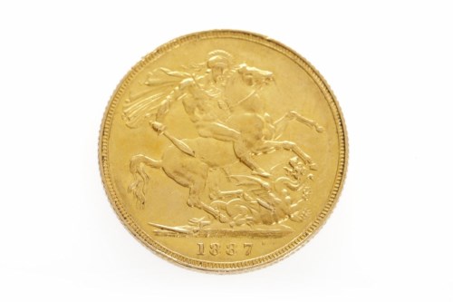 Lot 610 - GOLD SOVEREIGN DATED 1887