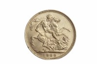 Lot 612 - GOLD SOVEREIGN DATED 1908