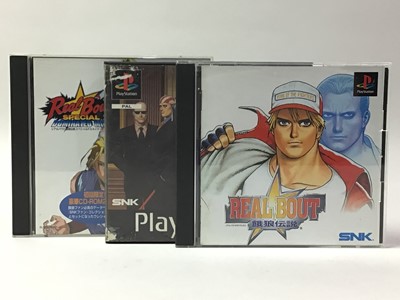 Lot 485 - PLAYSTATION ONE, THREE SNK GAMES