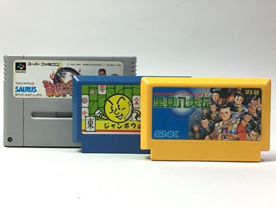 Lot 489 - NINTENDO, FAMICOM AND SUPER FAMICOM GAME CARTRIDGES