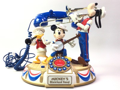 Lot 662 - MICKEY'S DIXIELAND BAND NOVELTY TELEPHONE