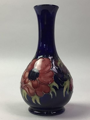 Lot 365 - SMALL MOORCROFT BALUSTER VASE