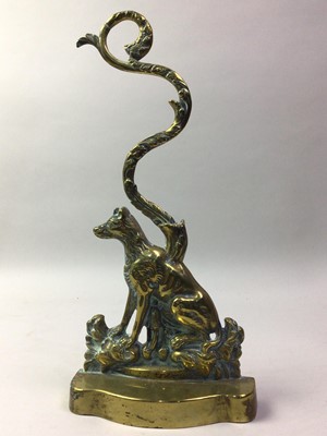Lot 719 - VICTORIAN CAST IRON DOOR STOP