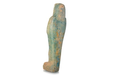Lot 85 - EGYPTIAN FAIENCE SHABTI