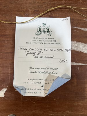 Lot 869 - * JOHN BULLOCH SOUTER (SCOTTISH 1890 - 1972)