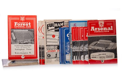Lot 1706 - ENGLISH CLUBS, COLLECTION OF FOOTBALL PROGRAMMES