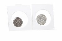 Lot 663 - TWO SCOTTISH SILVER ALEXANDER III PENNIES both...