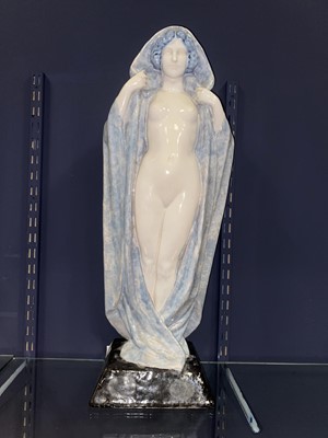 Lot 426 - MARCEL GUILLARD FOR EDITIONS ETLING OF PARIS, CERAMIC NUDE OF A LADY