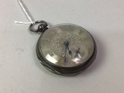 Lot 781 - GEORGE V SILVER POCKET WATCH