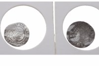 Lot 670 - SCOTTISH SILVER JAMES I PENNY the obverse with...