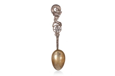 Lot 889 - CHINESE EXPORT SILVER TEASPOON