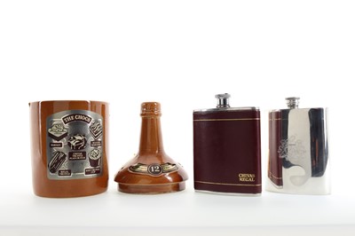 Lot 103 - AN ASSORTMENT OF WHISKY MINIATURES, MERCHANDISE AND MEMORABILIA