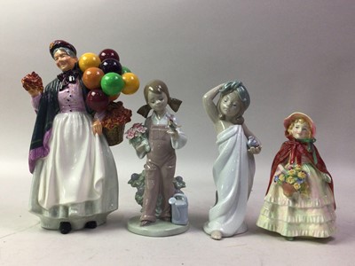 Lot 6 - GROUP OF ROYAL DOULTON FIGURES