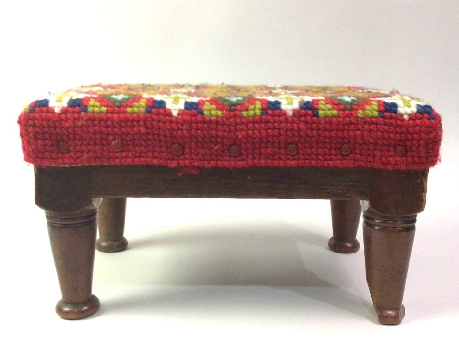 Lot 3 - PAIR OF FOOTSTOOLS