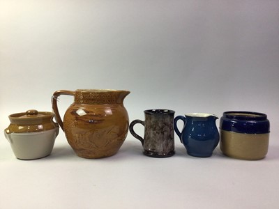 Lot 74 - GROUP OF POTTERY
