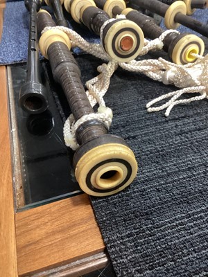 Lot 1055 - SET OF BAGPIPES