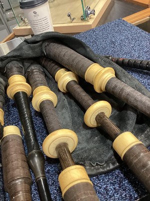 Lot 1055 - SET OF BAGPIPES