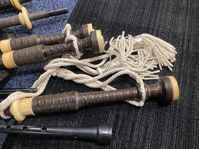 Lot 1055 - SET OF BAGPIPES