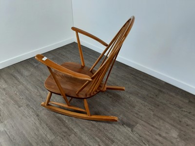 Lot 123 - ERCOL WINDSOR ROCKING CHAIR