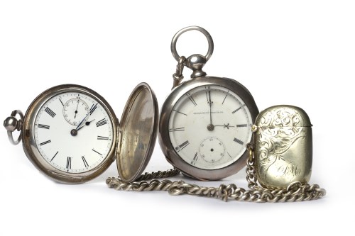 Lot 775 - TWO VICTORIAN POCKET WATCHES comprising a...
