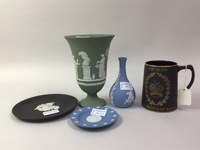 Lot 165 - GROUP OF WEDGWOOD JASPER WARE