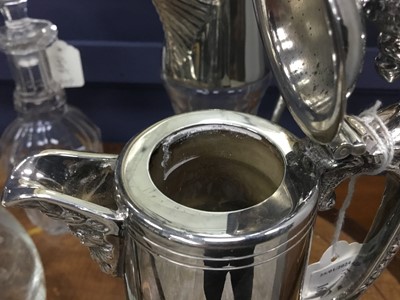 Lot 160 - MAPPIN & WEBB SILVER PLATED CLARET JUG