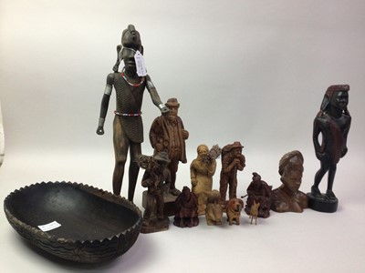 Lot 203 - GROUP OF ASIAN FIGURES
