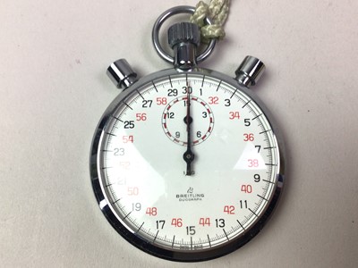 Lot 219 - BREITLING CHROME STOPWATCH