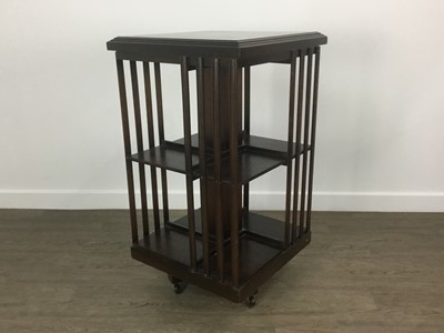 Lot 260 - REPRODUCTION MAHOGANY REVOLVING BOOKCASE