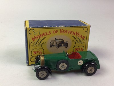 Lot 5 - GROUP OF TWELVE MODELS OF YESTERYEAR BY LESNEY