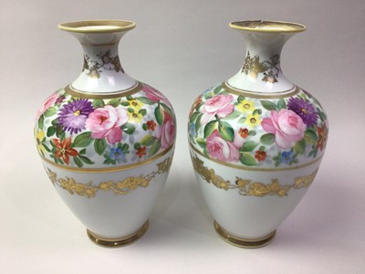 Lot 314 - PAIR OF NORITAKE VASES