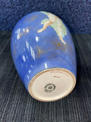 Lot 1242 - JOHN McLENNAN (BRITISH 1877-1910) FOR DOULTON LAMBETH, DOUBLE GOURD VASE