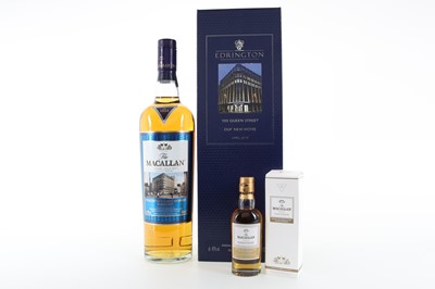 Lot 130 - MACALLAN EDRINGTON 'OUR NEW HOME' AND MACALLAN GOLD MINIATURE