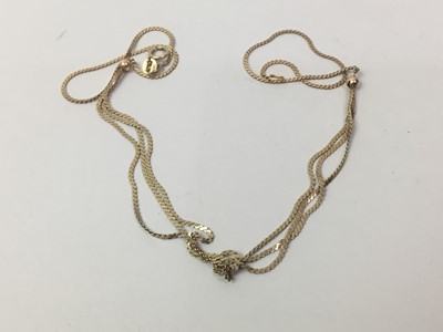 Lot 351 - NINE CARAT GOLD CHAIN