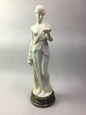 Lot 404 - RESIN FIGURE OF HEBE AFTER THE ANTIQUE