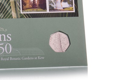 Lot 48 - BRILLIANT UNCIRCULATED KEW GARDENS FIFTY PENCE COIN