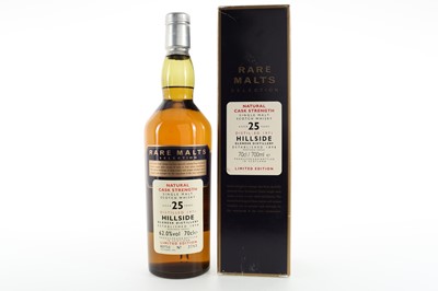 Lot 187 - HILLSIDE 1971 25 YEAR OLD RARE MALTS