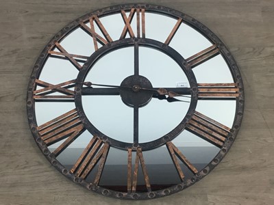 Lot 464 - MODERN CIRCULAR WALL CLOCK