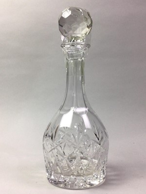 Lot 450 - COLLECTION OF EIGHT GLASS DECANTERS